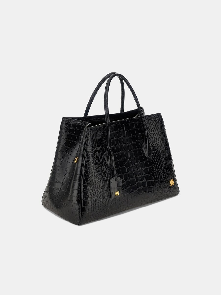 SAC TOTE « EMBOSSED CROC HONEY 50 »