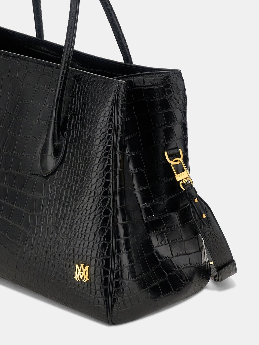 SAC TOTE « EMBOSSED CROC HONEY 50 »