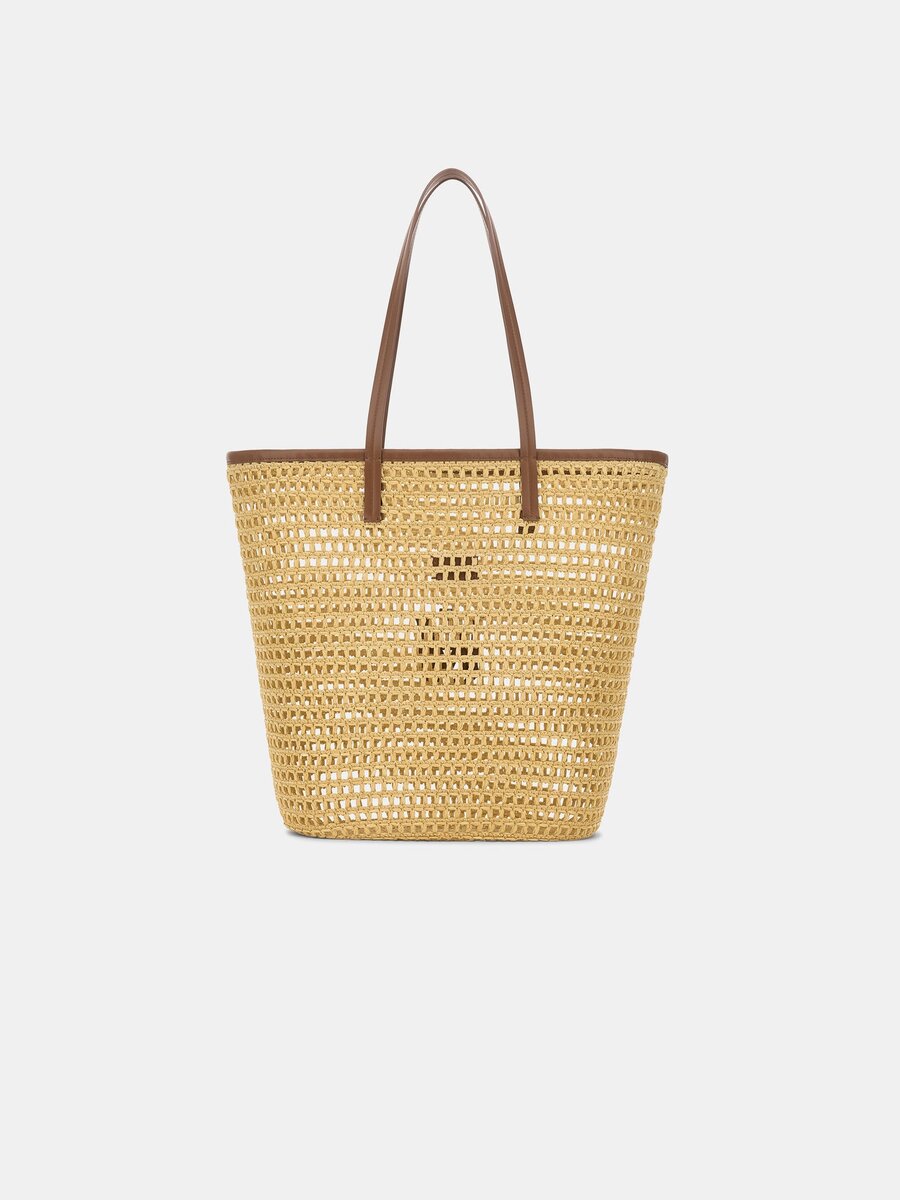 SAC TOUTE-COMPOSITION EN RAFFIA POUR FEMME