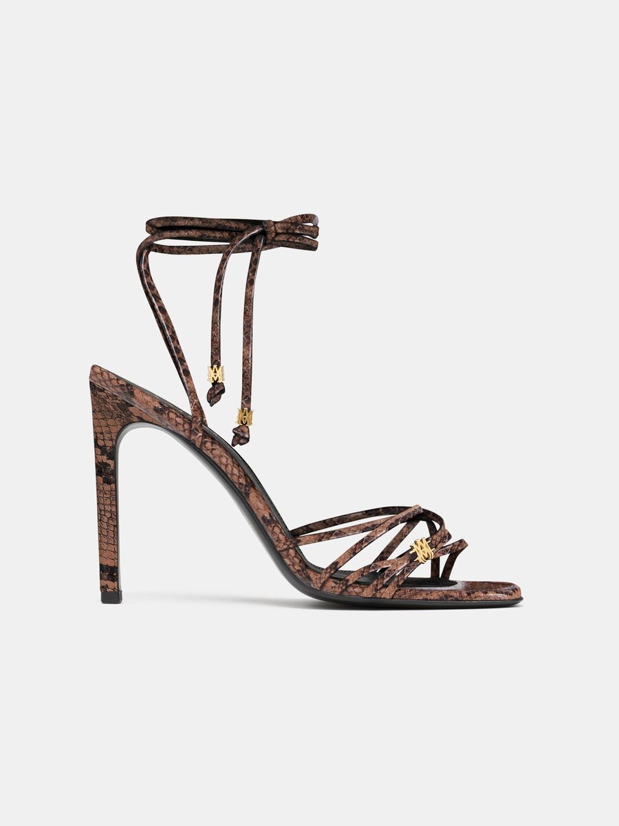 SANDALES À TALONS « SNAKE MA » POUR FEMMES