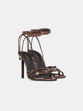 SANDALES À TALONS « SNAKE MA » POUR FEMMES