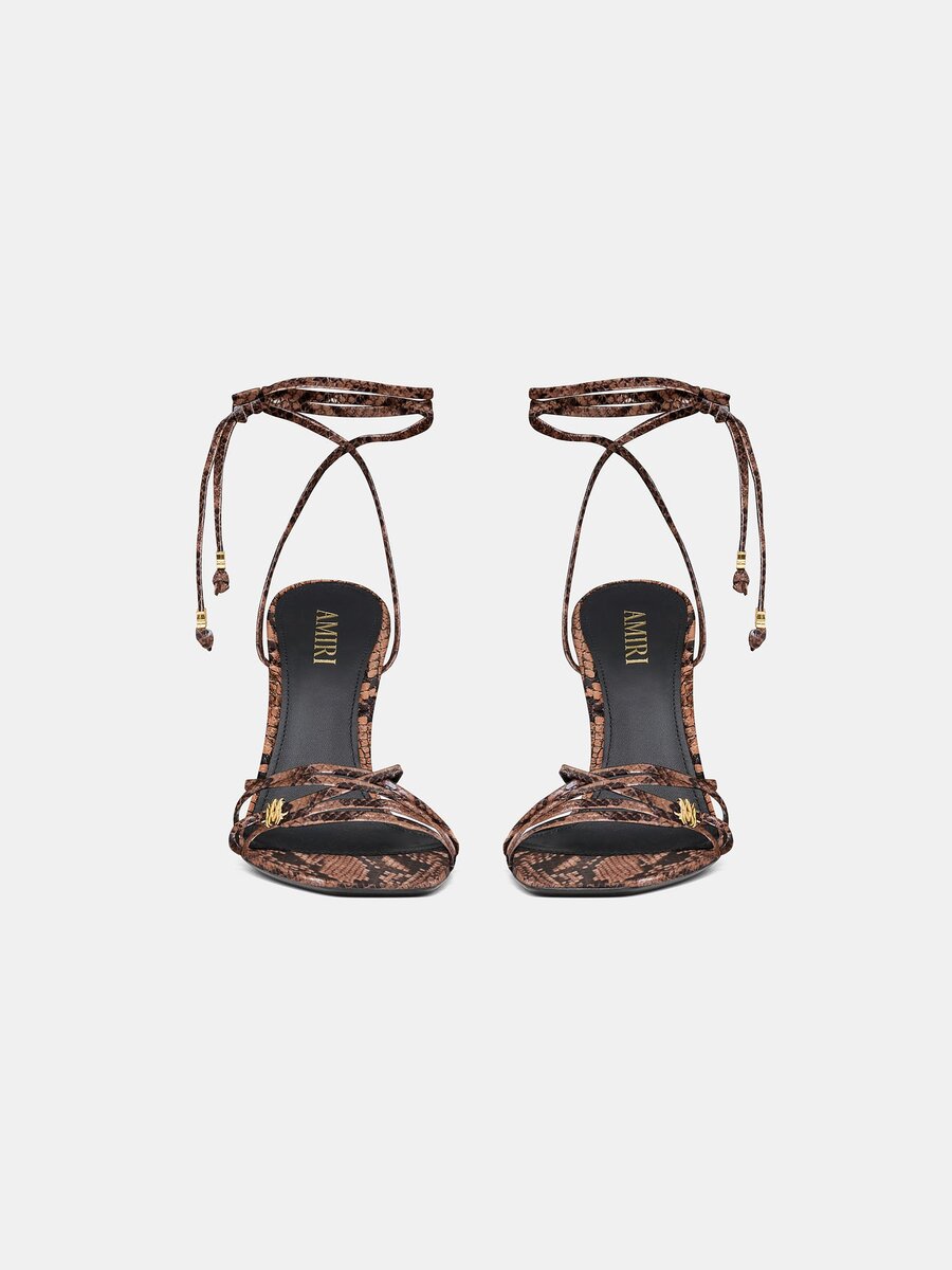 SANDALES À TALONS « SNAKE MA » POUR FEMMES