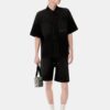 CHEMISE À MANCHES COURTES ET BOUTONS-PRESSION AMIRI 3D
