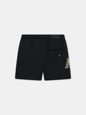 SHORT DE BAIN À LOGO DÉCALÉ POUR ENFANTS