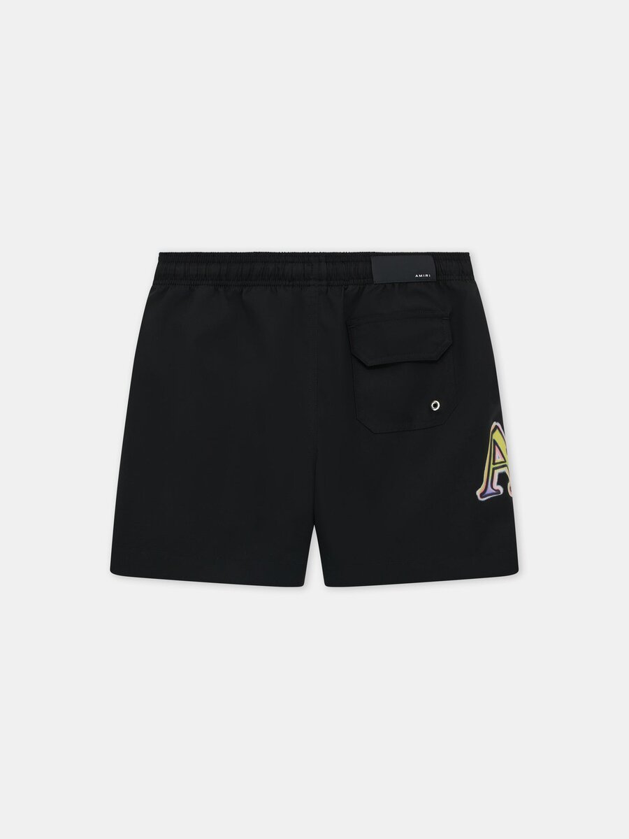 SHORT DE BAIN À LOGO DÉCALÉ POUR ENFANTS