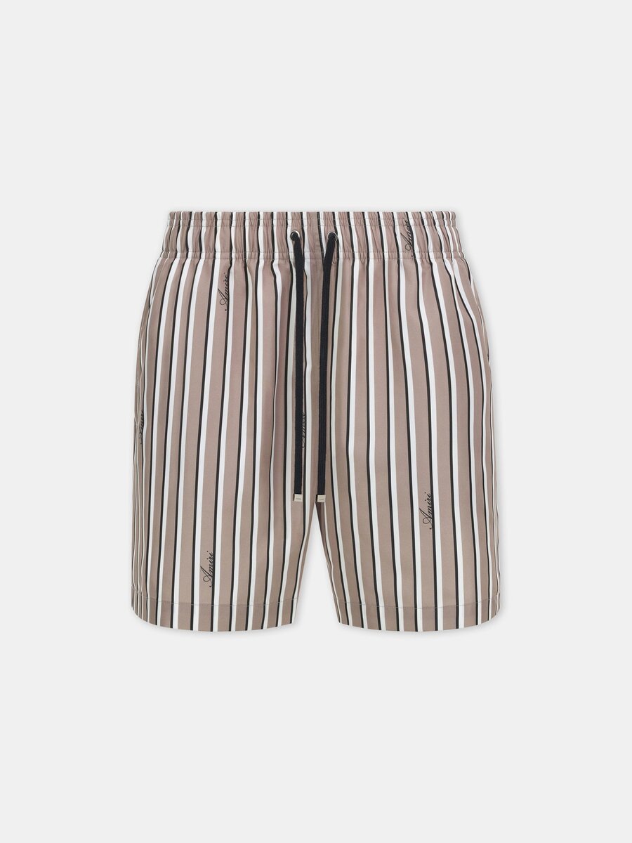 SHORT DE BAIN À RAYURES