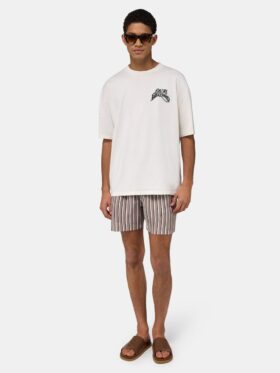 SHORT DE BAIN À RAYURES