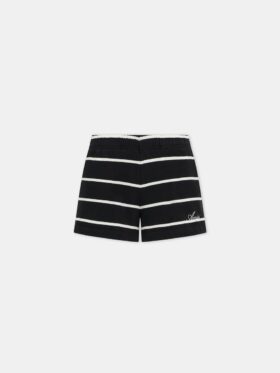 SHORT DE SPORT À RAYURES POUR FEMMES