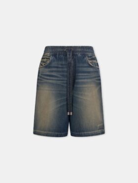SHORT EN JEAN À CORDON DE SERRAGE