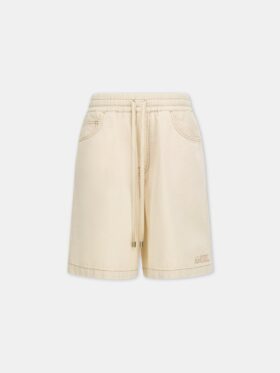 SHORT EN JEAN À CORDON DE SERRAGE