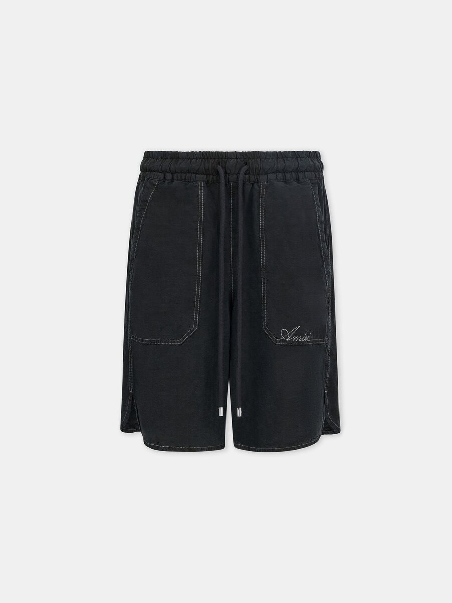 SHORT EN LIN « SCRIPT » GD