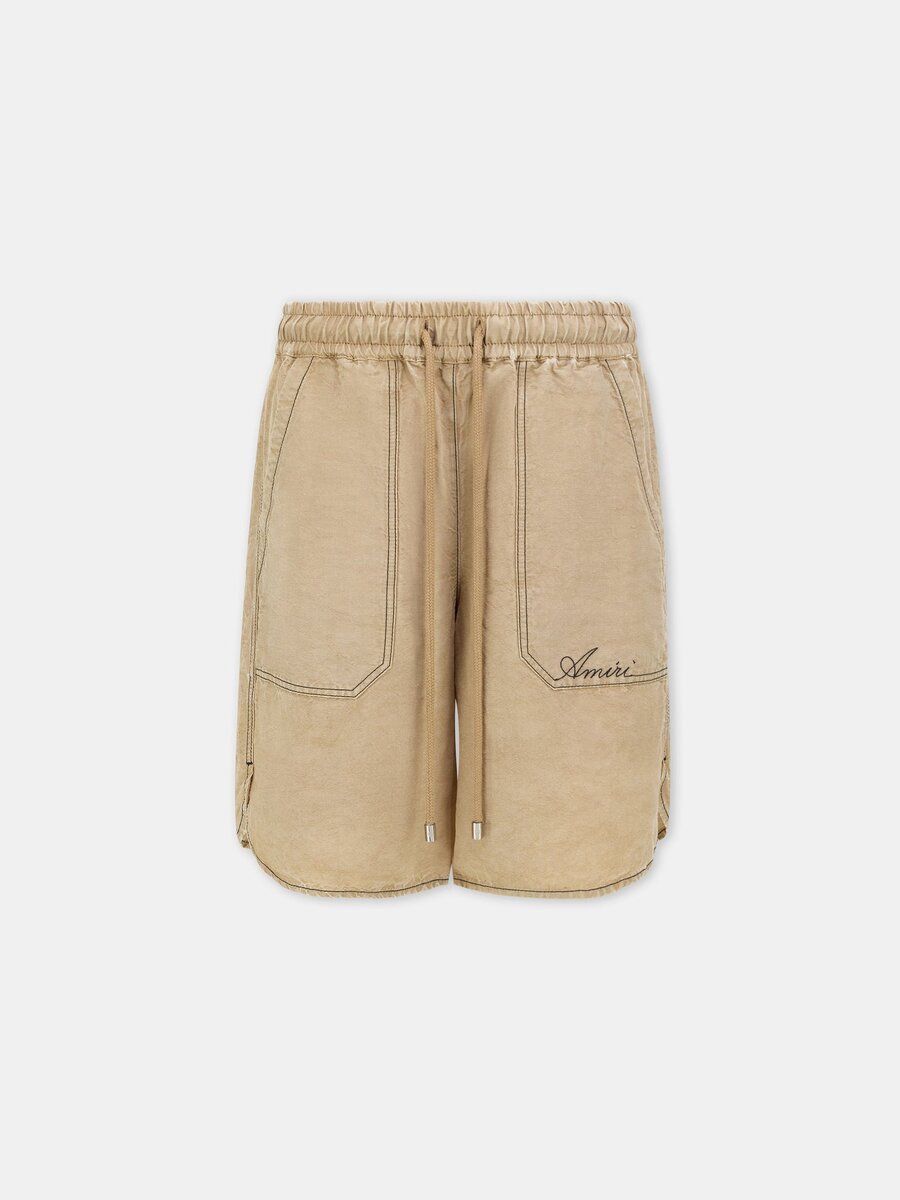 SHORT EN LIN « SCRIPT » GD