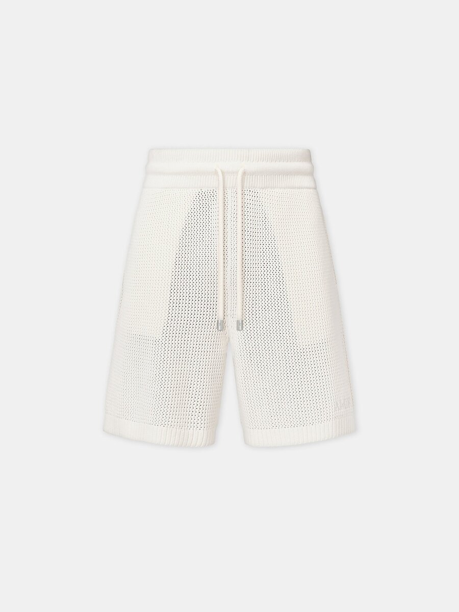 SHORT EN MAILLE CROCHETÉE AMIRI