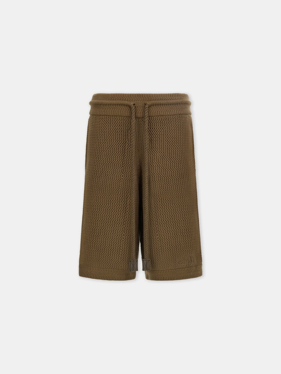 SHORT EN MAILLE CROCHETÉE AMIRI