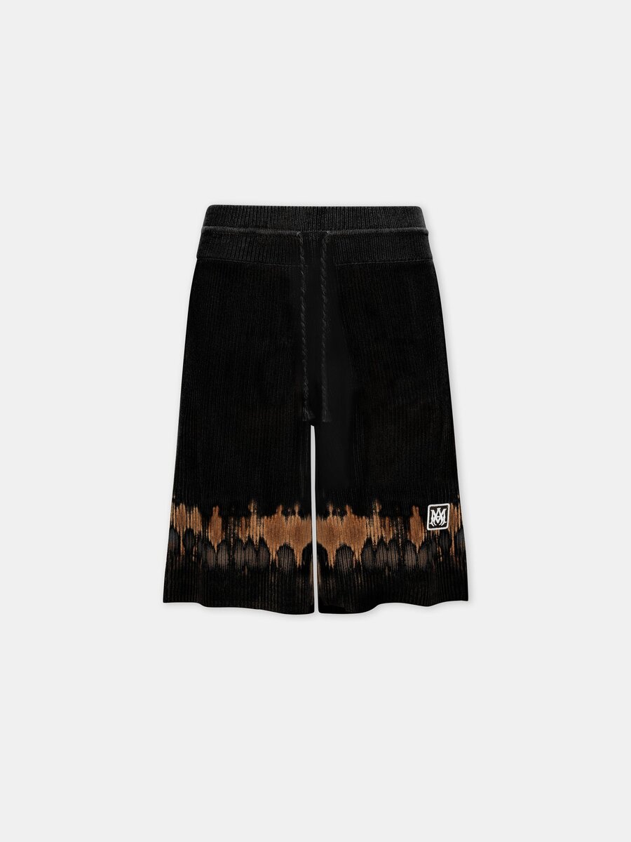 SHORT EN MAILLE TIE-DYE AVEC PATCH MA