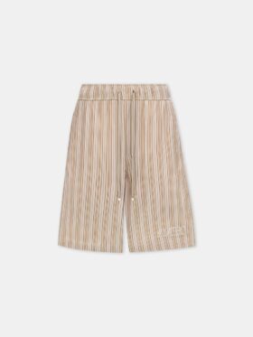 SHORT À RAYURES