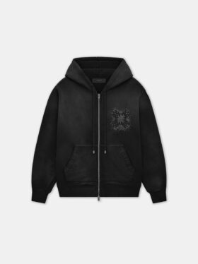 SWEAT À CAPUCHE MA QUAD CRYSTAL AVEC FERMETURE ÉCLAIR