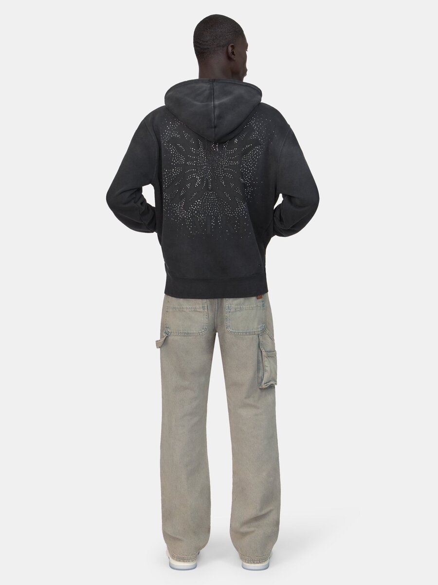 SWEAT À CAPUCHE MA QUAD CRYSTAL AVEC FERMETURE ÉCLAIR
