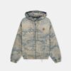 SWEAT À CAPUCHE ZIP EN DENIM JACQUARD CAMOUFLAGE