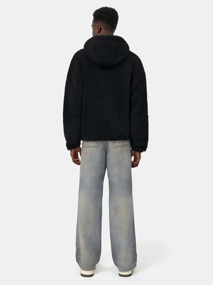 SWEAT À CAPUCHE ZIP EN POLAIRE « Bones »