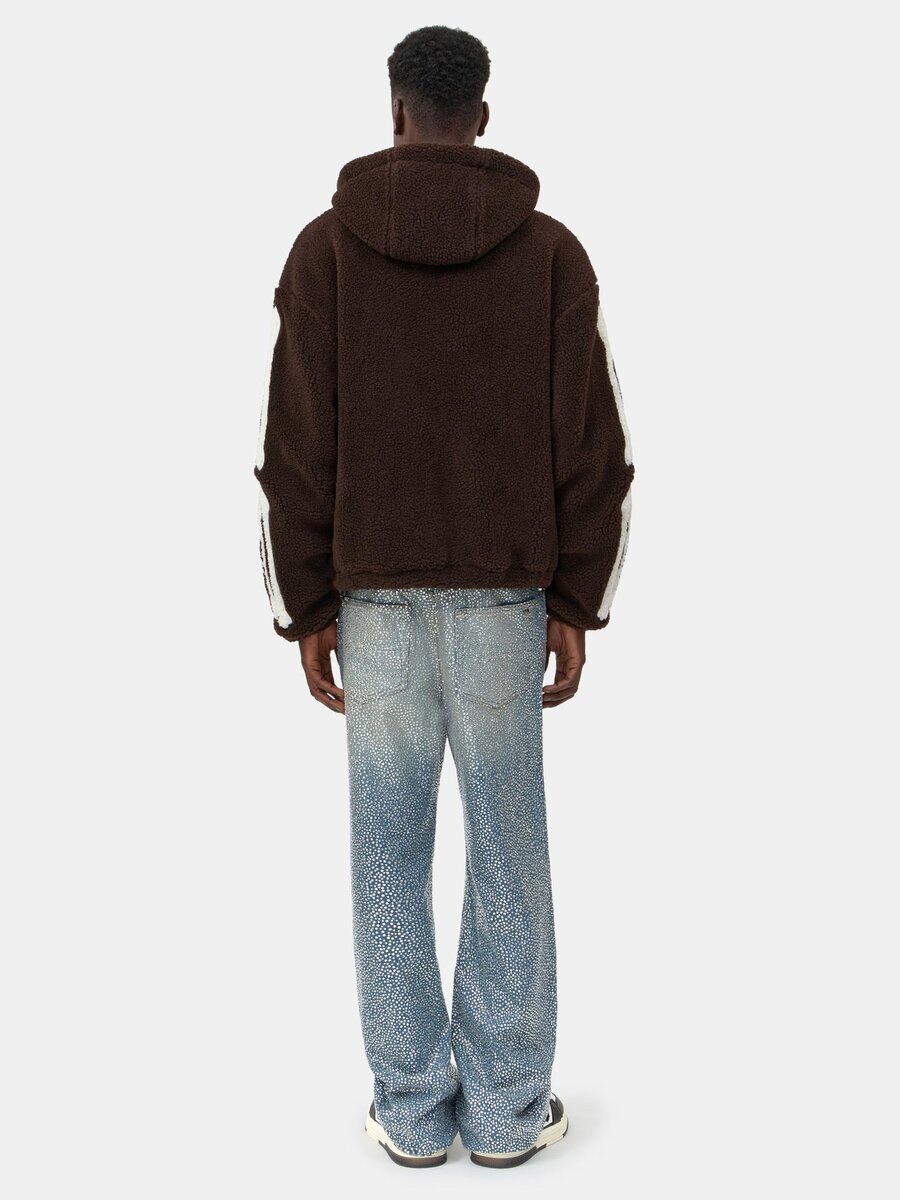 SWEAT À CAPUCHE ZIP EN POLAIRE « Bones »