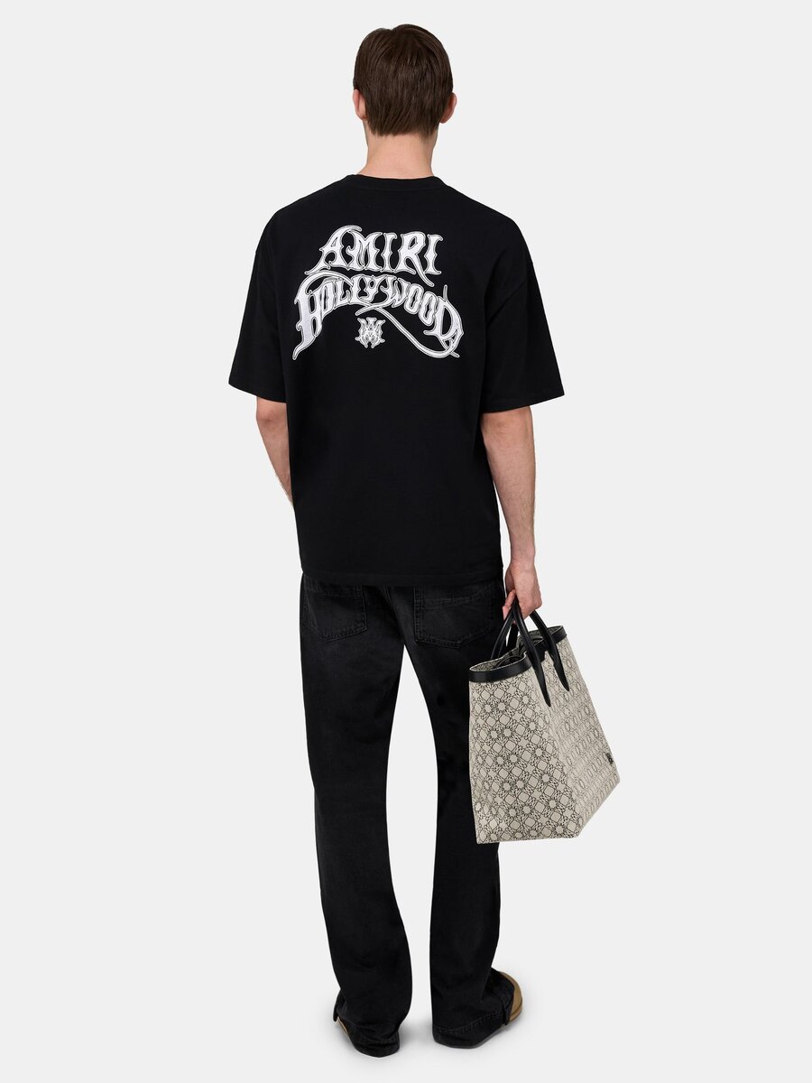T-SHIRT DE SKATE EN JERSEY LÉGER AMIRI HOLLYWOOD