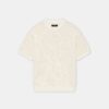 T-SHIRT EN MAILLE CROCHETÉE AMIRI