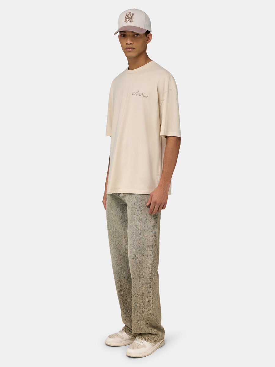 T-SHIRT OVERSIZE MA QUAD CHECKERBOARD