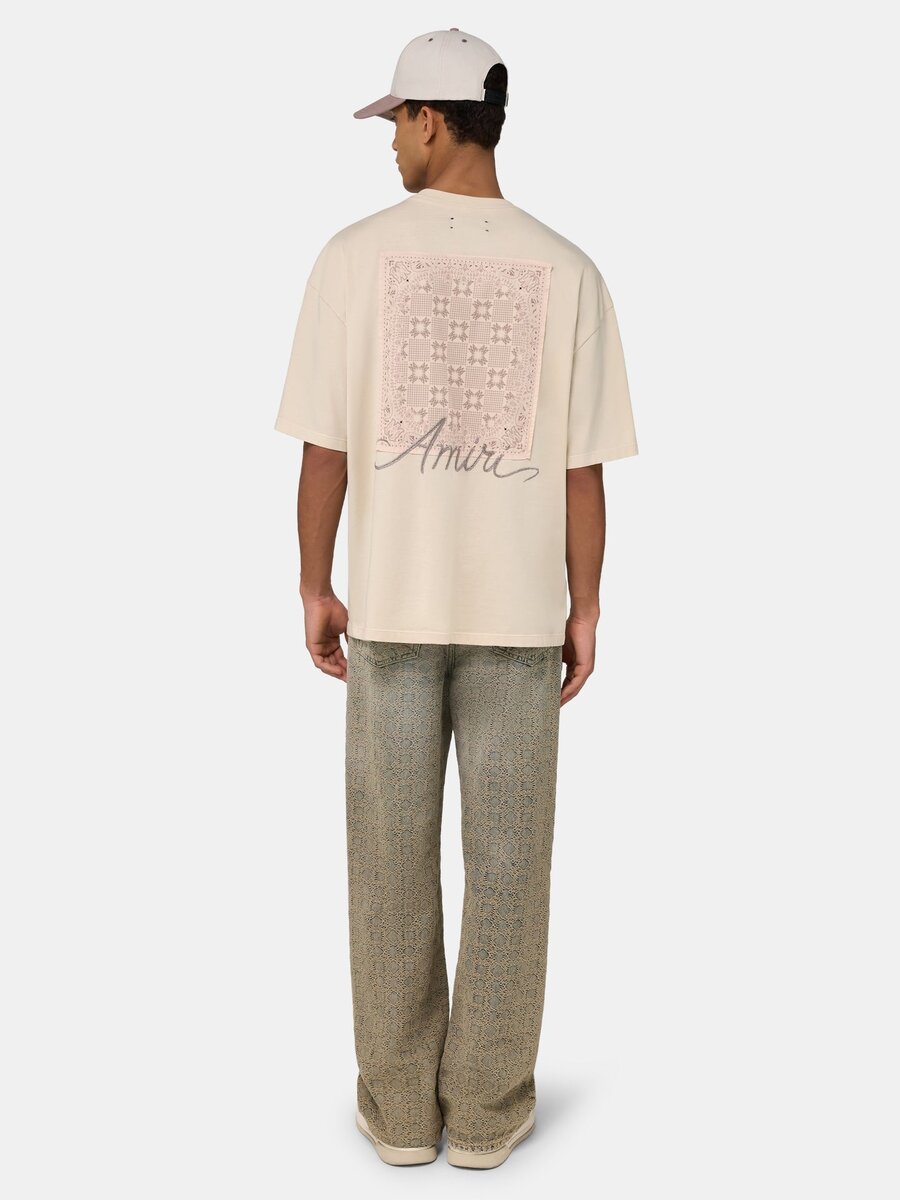 T-SHIRT OVERSIZE MA QUAD CHECKERBOARD