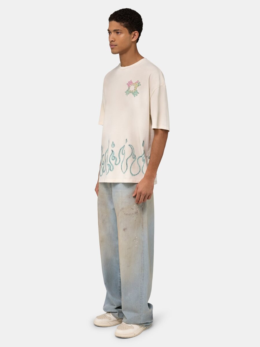 T-SHIRT OVERSIZE MA QUAD FLAMES
