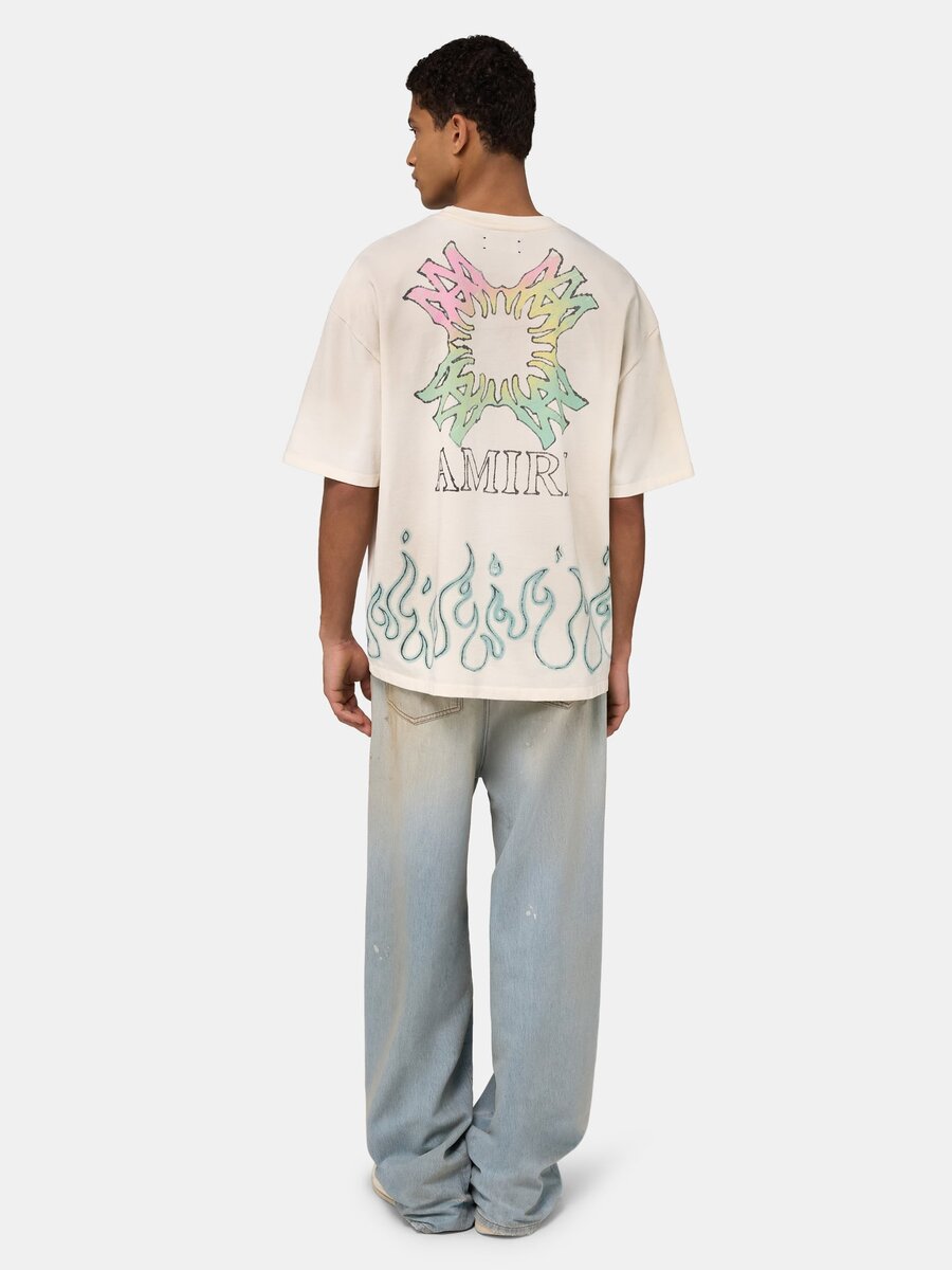 T-SHIRT OVERSIZE MA QUAD FLAMES