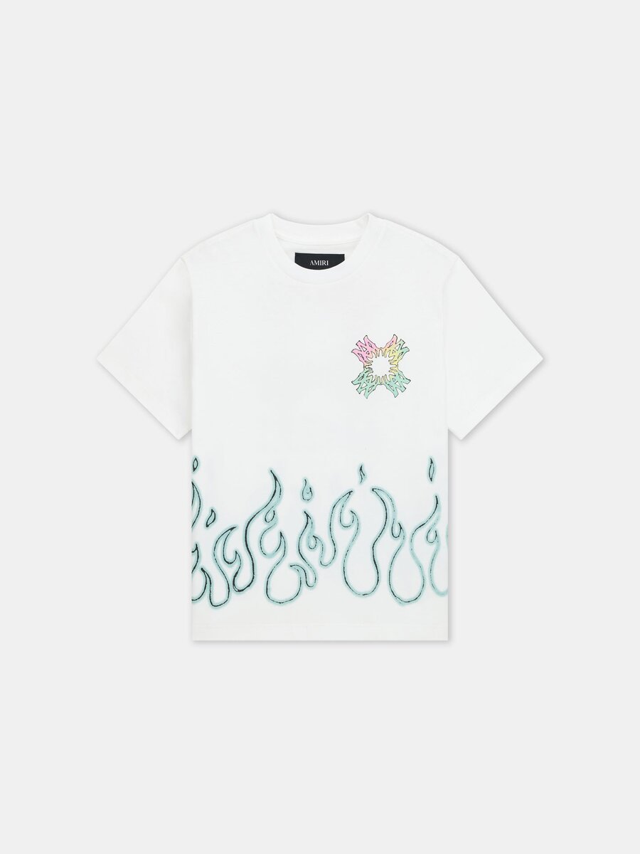 T-SHIRT OVERSIZE « MA QUAD FLAMES » POUR ENFANTS