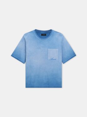 T-SHIRT À POCHES DÉCOLORÉ