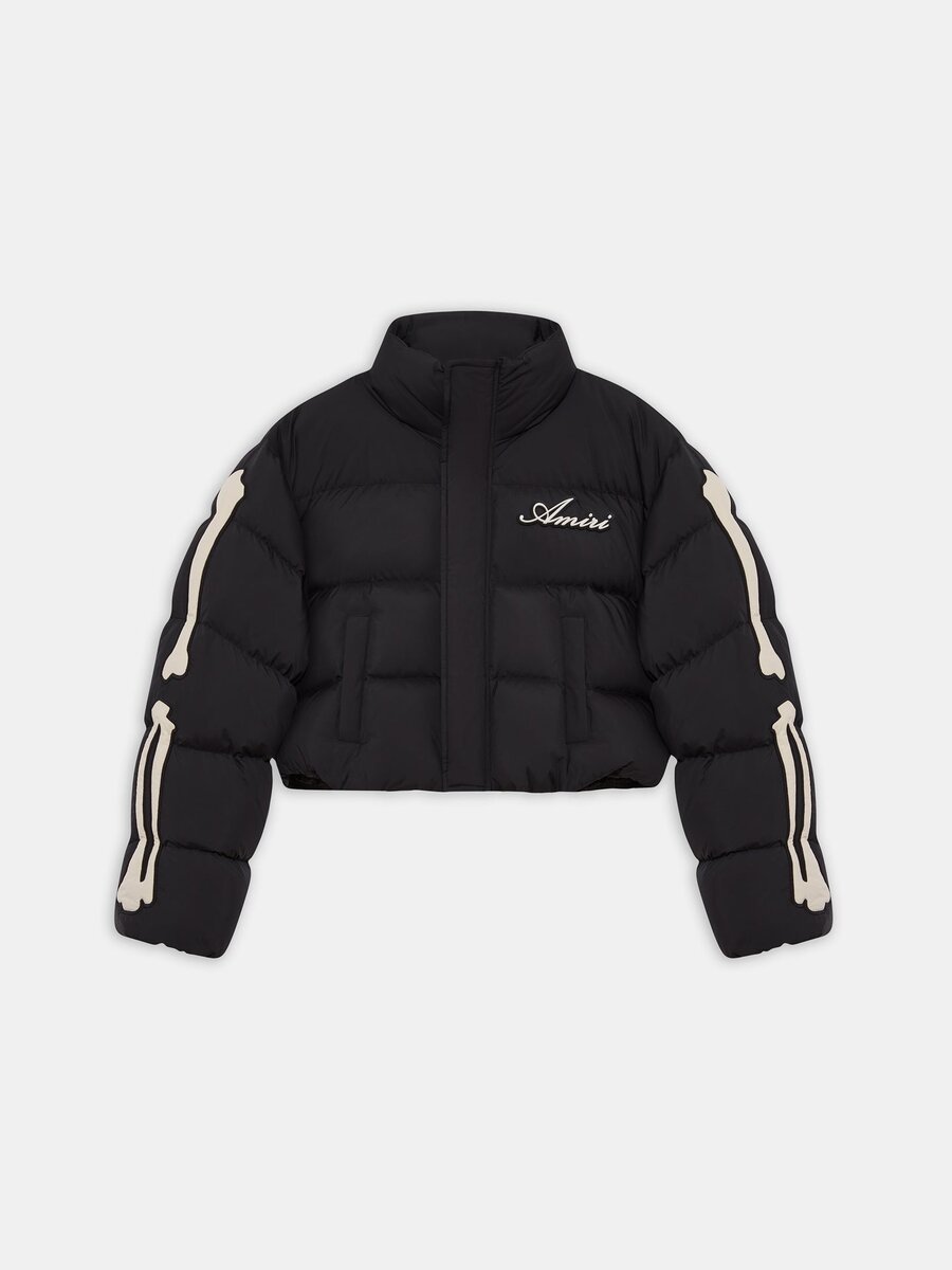 VESTE COURTE EN DOUVET « Bones » POUR FEMME