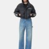 VESTE COURTE EN DOUVET « Bones » POUR FEMME