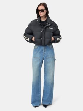 VESTE COURTE EN DOUVET « Bones » POUR FEMME