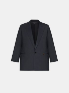 VESTE DE SMOKING À UNE RANGÉE DE BOUTONS