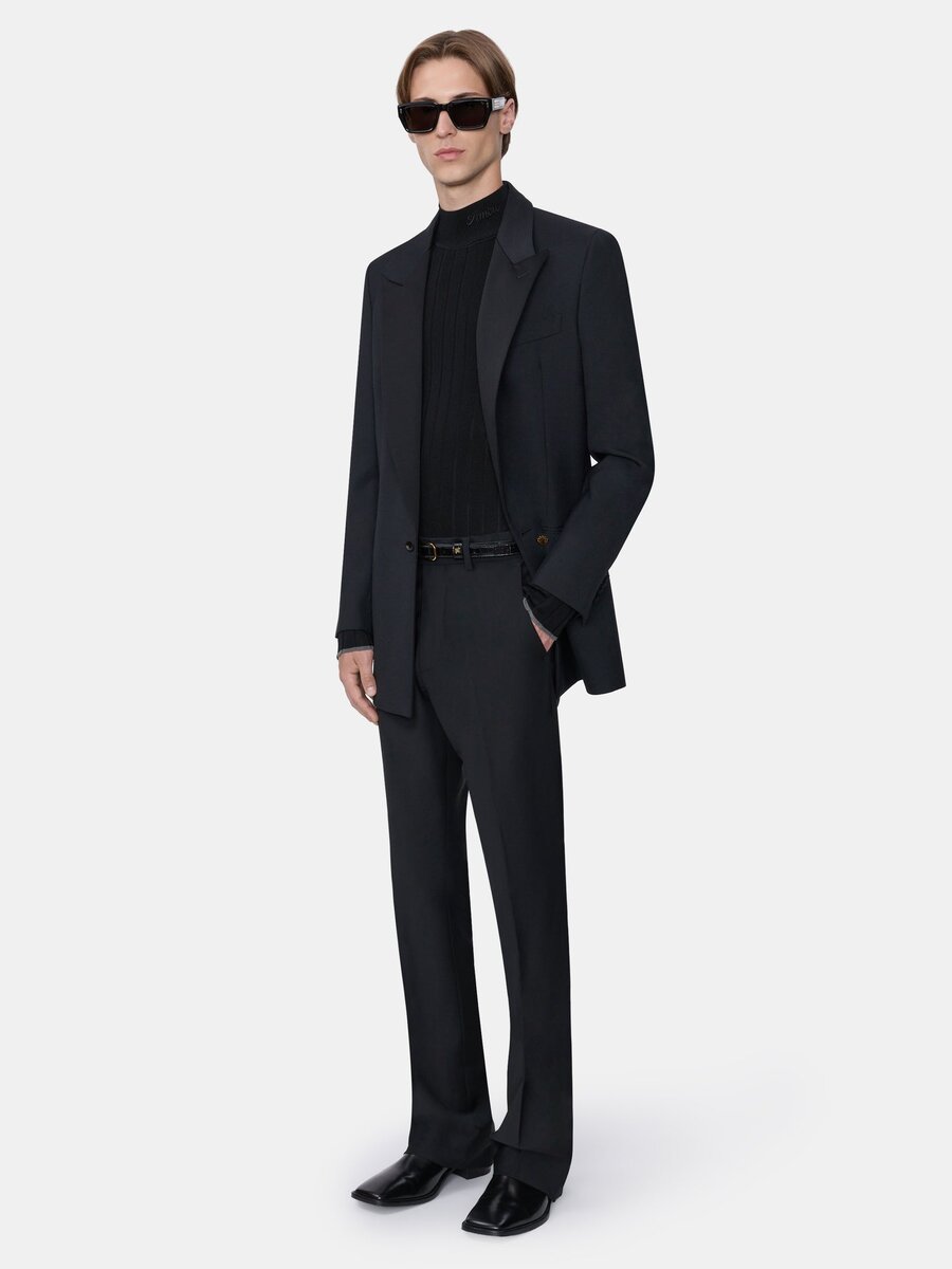 VESTE DE SMOKING À UNE RANGÉE DE BOUTONS