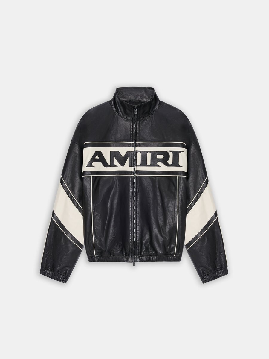 VESTE EN CUIR AMIRI SPORT