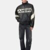 VESTE EN CUIR AMIRI SPORT