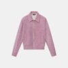 VESTE WESTERN EN SUÈDE IMITATION CROCODILE POUR FEMME
